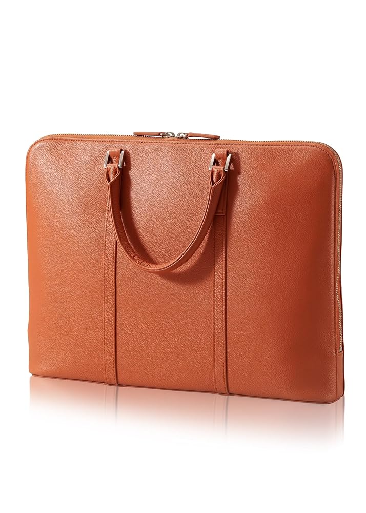 ✨人気★新品✨スリムバッグ ビジネスレザーファクトリー 牛本革 ダークブラウン 4/1より、スタンダードカラーが生まれ変わります
